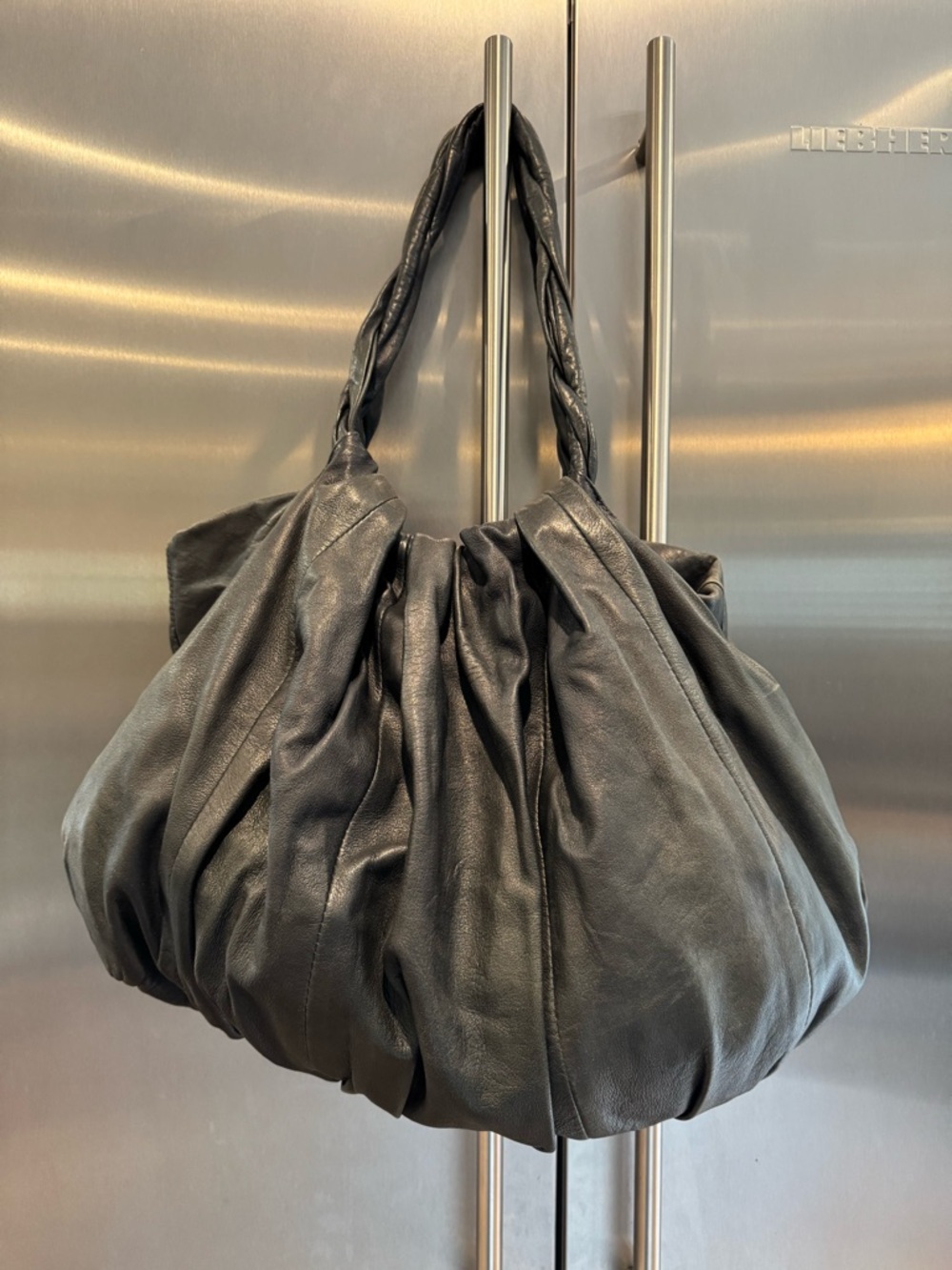 Italian Leather Slouchy Hobo Bag | Diverso Italiano Made In Italy Shoulder Bag